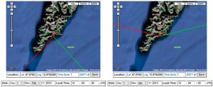 Lofoten sun location map