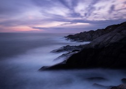 Rocky coastline of Moskenesøy, Lofoten Islands, Norway
