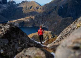 Hiking Munken Lofoten Islands Norway