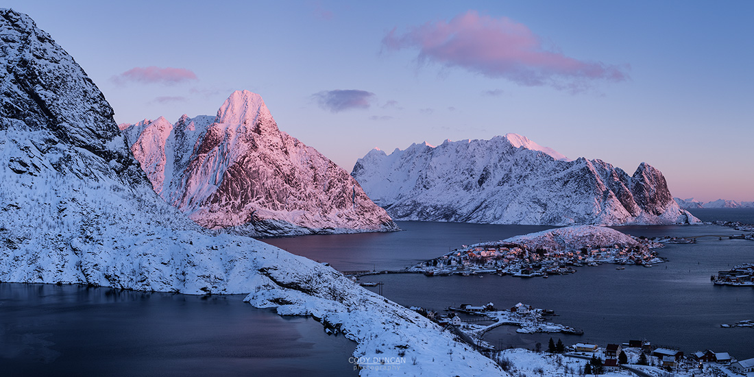 Reine In winter, Lofoten Islands, Norway