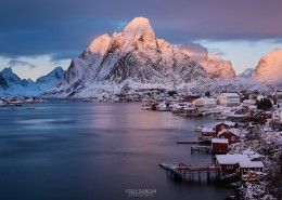 Reine Winter Sunrise, Lofoten Islands, Norway